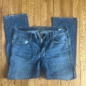American Eagle Outfitters Blue Straight Jeans Classic Denim